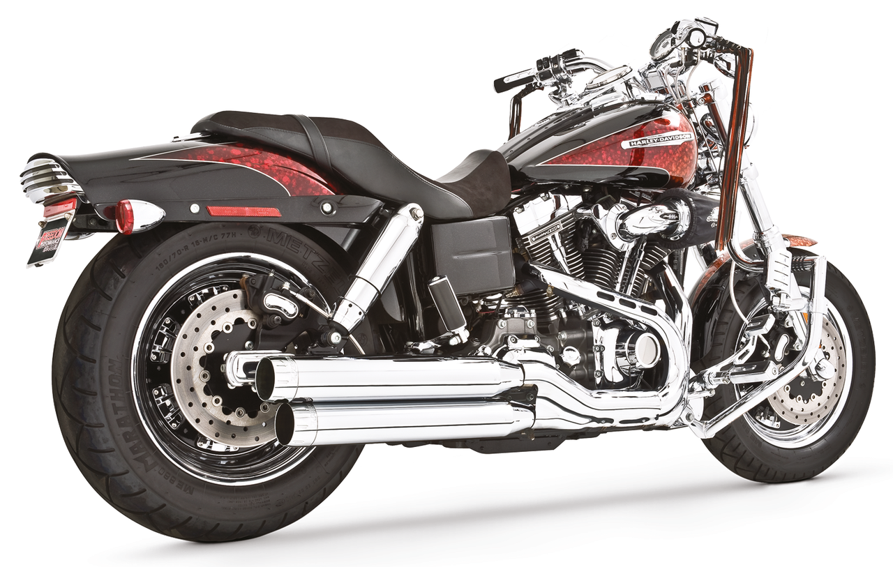 Signature Slip Ons All Chrome Fxd91 17 Slip-On & Muffler Freedom Performance Exhaust