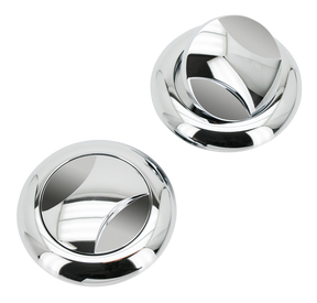 Gzp Chrome Viper Gascap R/H Vented Flush Mount & Aero Gas Cap Zodiac