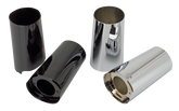 Gzp Chrome Slider Covers Flh/T14 Up Fork Slider Cover Zodiac Default Title
