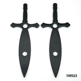 Saxon Sword 2" Tankrisers Black Gas- & Oil Tank Fortress Motorcycle Default Title