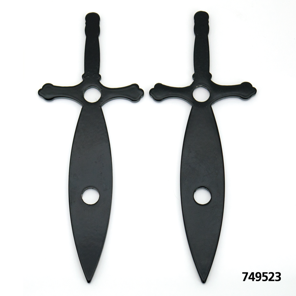 Saxon Sword 2" Tankrisers Black Gas- & Oil Tank Fortress Motorcycle Default Title