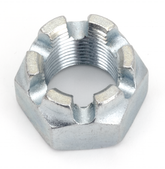 Castle Nut For Axle Single Sided, Zinc Nut Zodiac Default Title