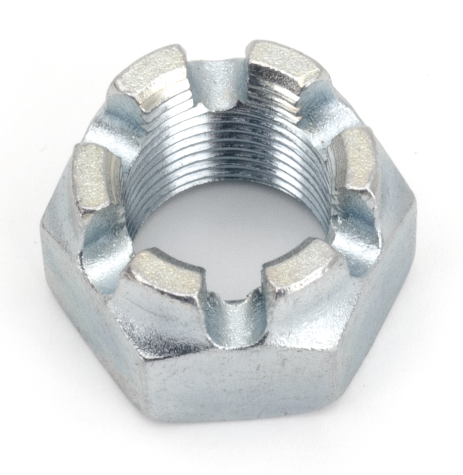 Castle Nut For Axle Single Sided, Zinc Nut Zodiac Default Title