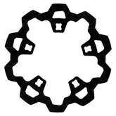 Fr Enforcer 13" Black Flh/T14 Up Disc Brake Rotors Lyndall Brakes Default Title