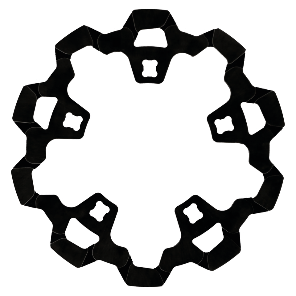 Fr Enforcer 13" Black Flh/T14 Up Disc Brake Rotors Lyndall Brakes Default Title