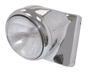 Gzp Chr 7" Headlight Nacelle Kit Dot App Headlights Zodiac