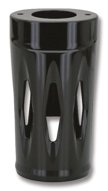 Gzp Black Spitfire Forkboots Flht/X86 Fork Slider Cover Zodiac Default Title