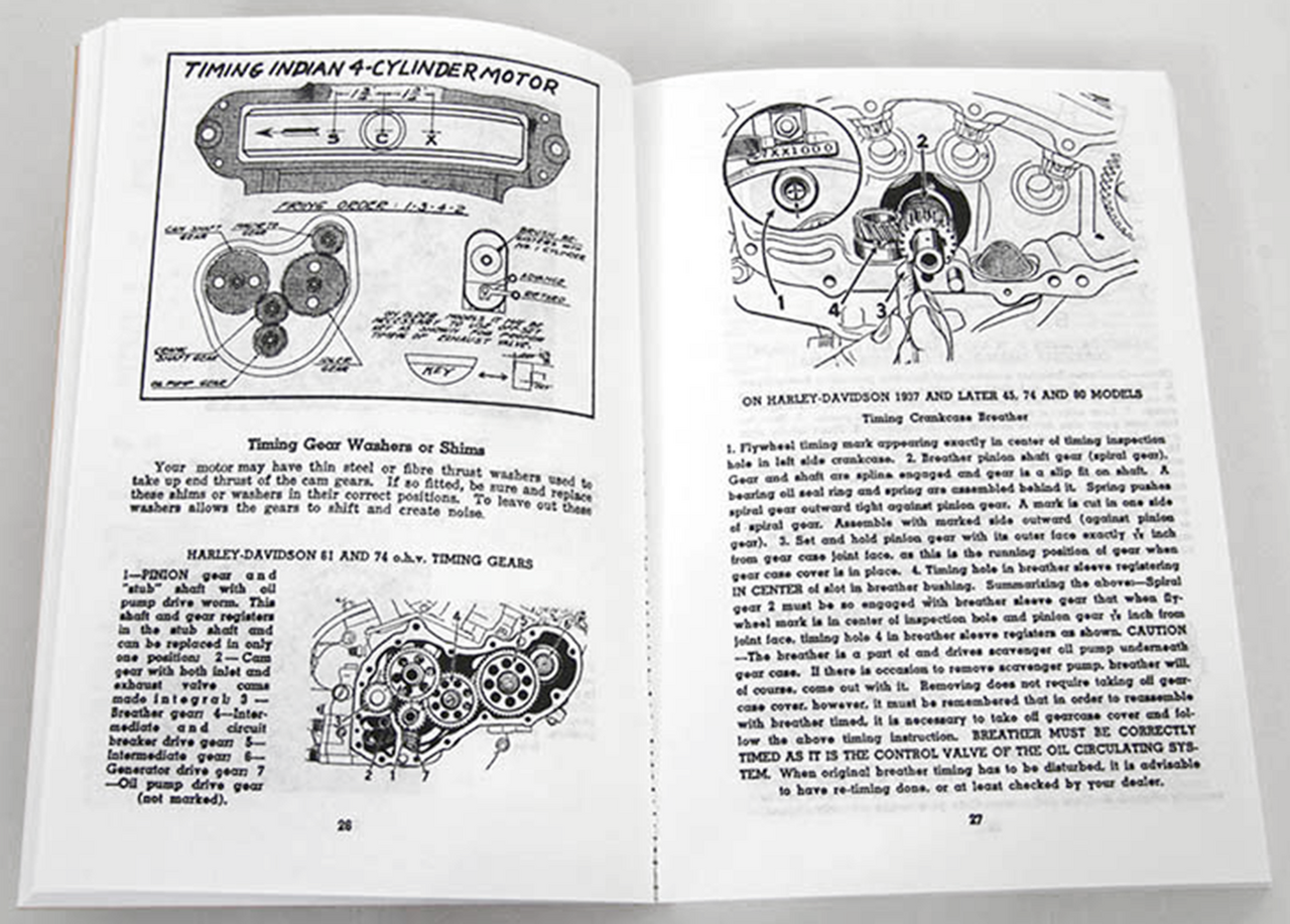 Uncle Frank's 1959 Q&A Motorcycle Manual Manuals V Twin Mfg