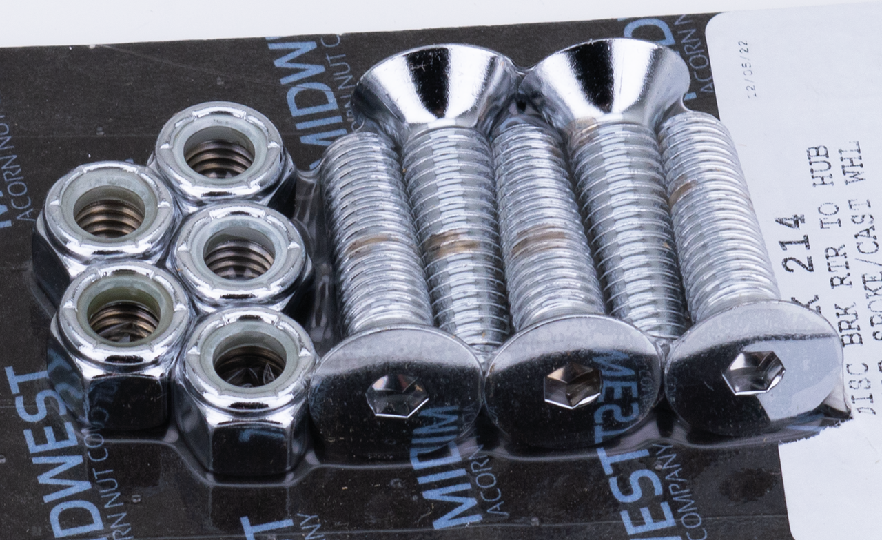 Disc Brake Rotor To Hub Kit Xls Flathead Hardware Kits Midwest Acorn Nut Company Default Title