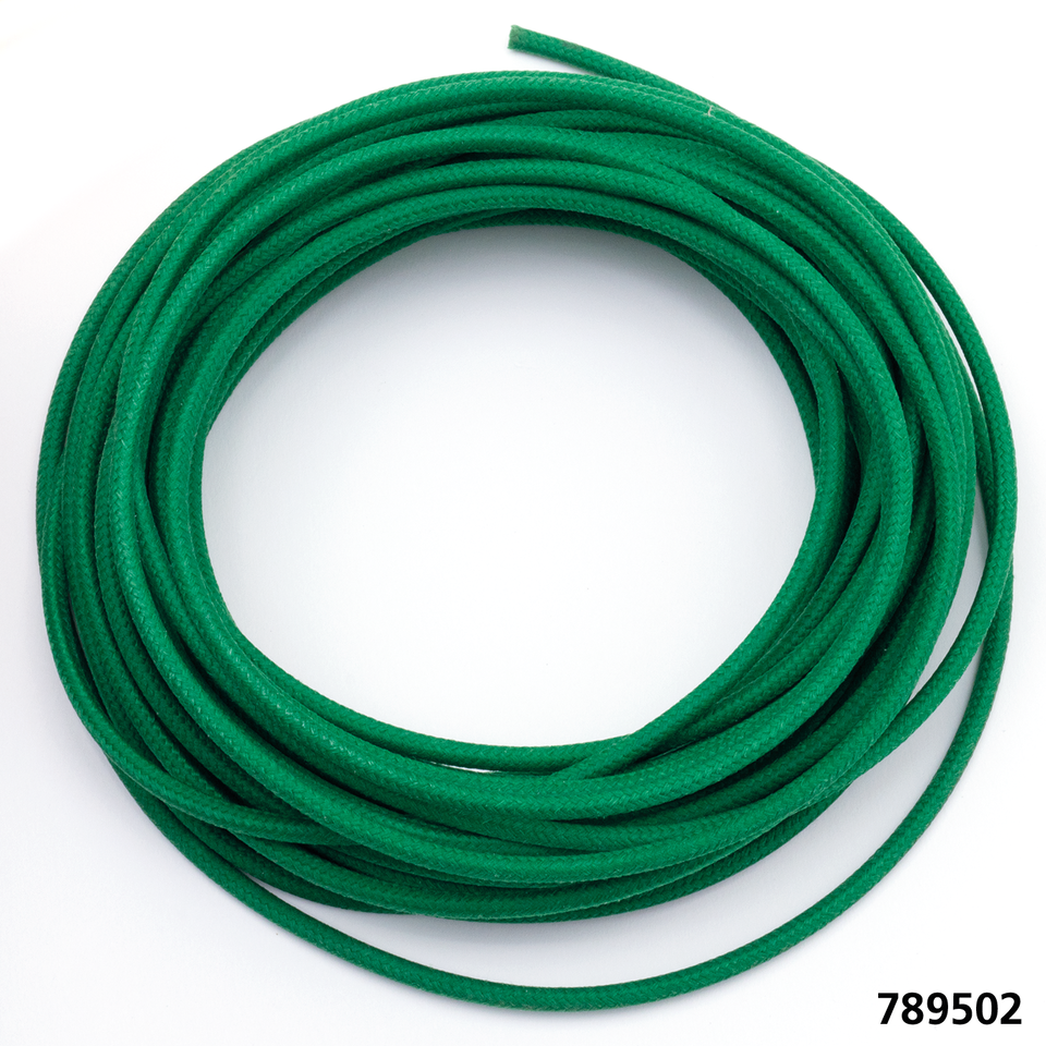 Cloth Covered Wire Pure Green 25ft Wiring & Connector V Twin Mfg