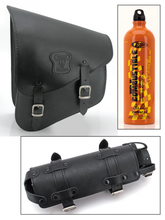 T Lther Softail 5.5l Bag W/Fuelcan 84 Up Swing Arm Bag Texas Leather Default Title
