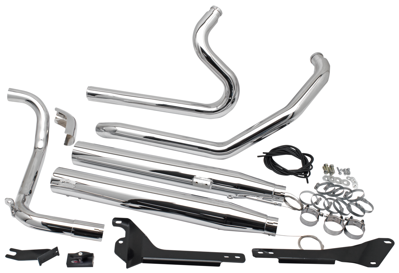 Mcj Royal True Duals St18 20 Chrome 2-2 Full Exhaust System Mcj Default Title