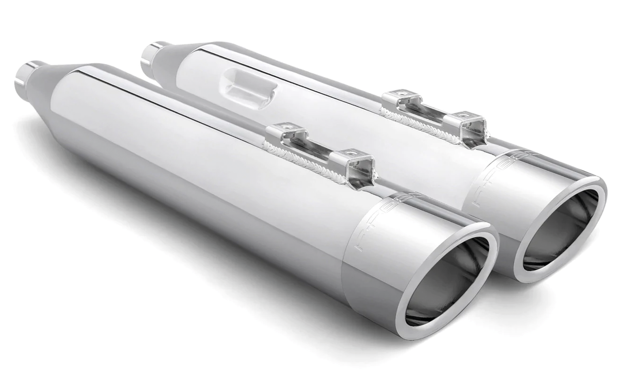 4" Liberty Slip Ons Chr/Chr Flh/T17 Up Slip-On & Muffler Freedom Performance Exhaust Default Title
