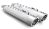 4" Liberty Slip Ons Chr/Chr Flh/T17 Up Slip-On & Muffler Freedom Performance Exhaust Default Title