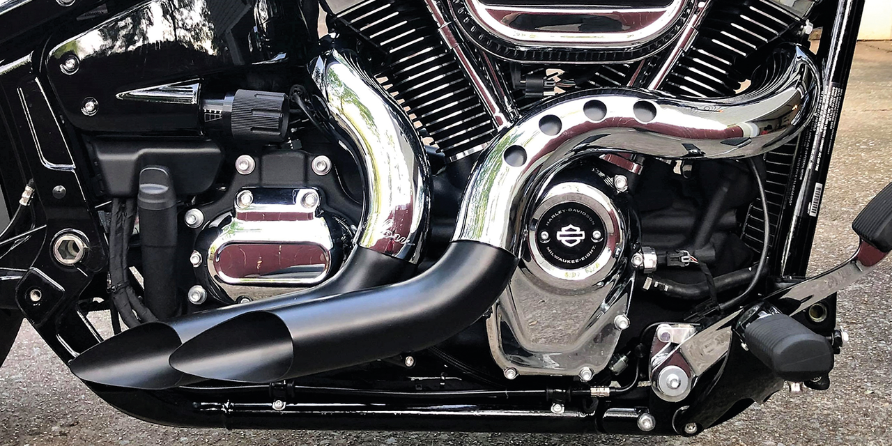 Blow Blk Pipes Chr Shields Me17 Up Full Exhaust System Blow Performance Exhausts