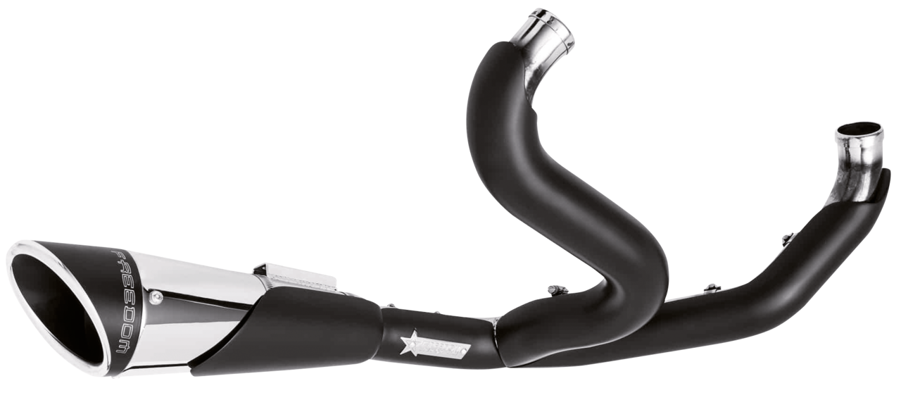 F*St86 17 Combat 2 1 Shorty Bk/Bk (4.5" 2-1 Full Exhaust System Freedom Performance Exhaust