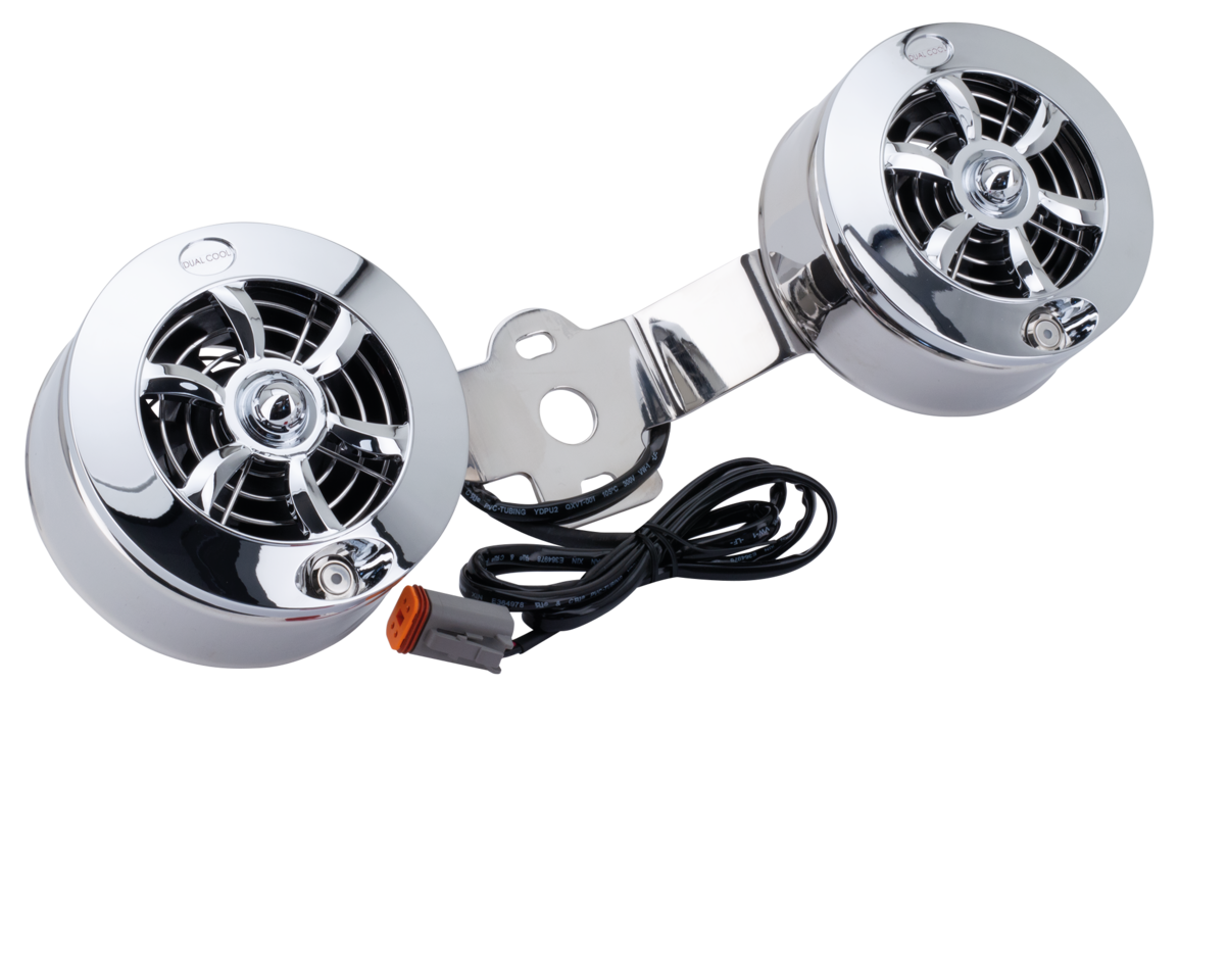 Dual Cool Hurricane Chrome Bt99 Up Engine Cooling Dual Cool