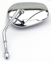 Gzp Chrome Diamondback Mirror Left Steel Mirror & Component Zodiac Default Title