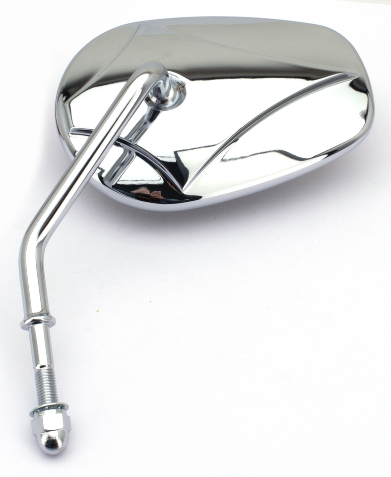 Gzp Chrome Diamondback Mirror Left Steel Mirror & Component Zodiac Default Title