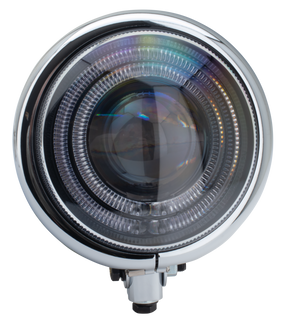 Gzp Chrome Odyssee Led 5 3/4" Headlight Headlight Zodiac