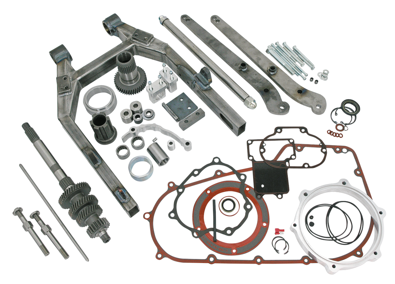 Wide Ass Swingarm Kit Raw Fxd06 17 Swingarm & Wide Tire Kit Zodiac Default Title