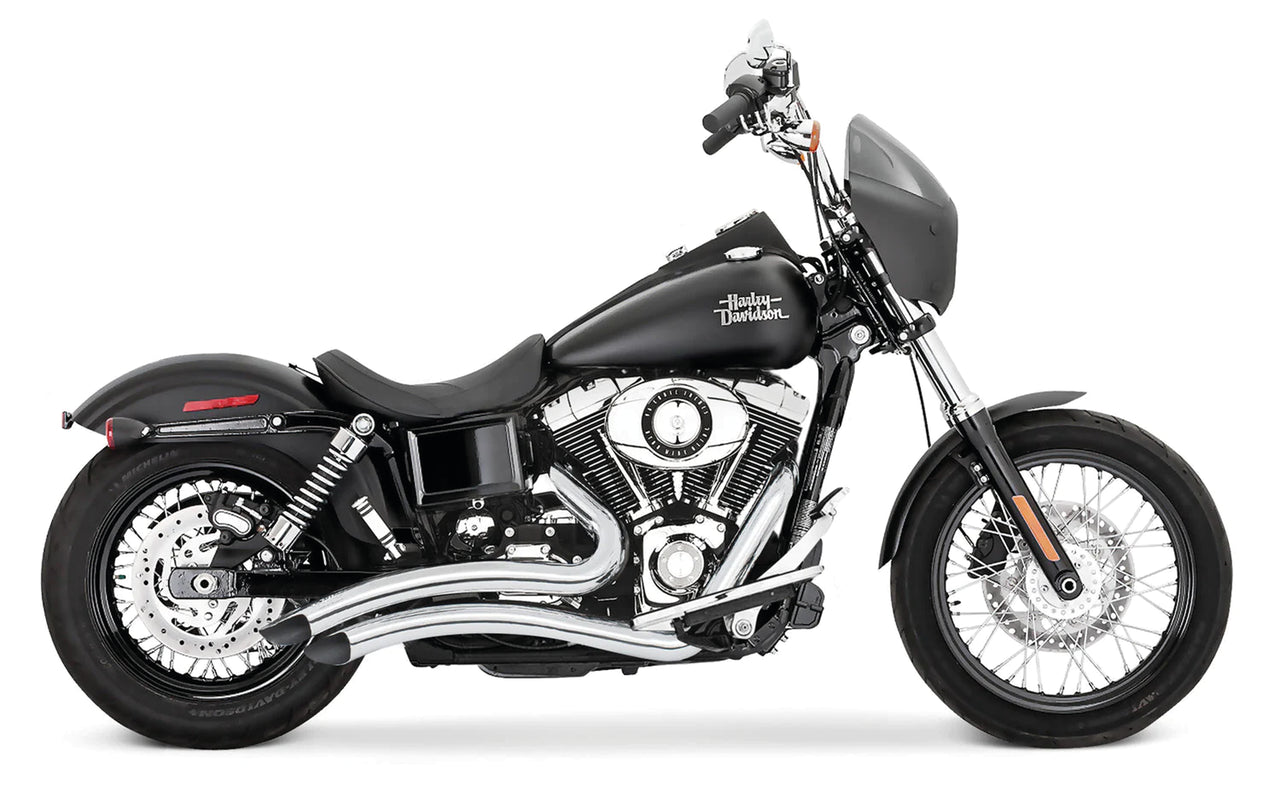 Sharp Curve Radius Chrome Fxd91 05 2-2 Full Exhaust System Freedom Performance Exhaust Default Title