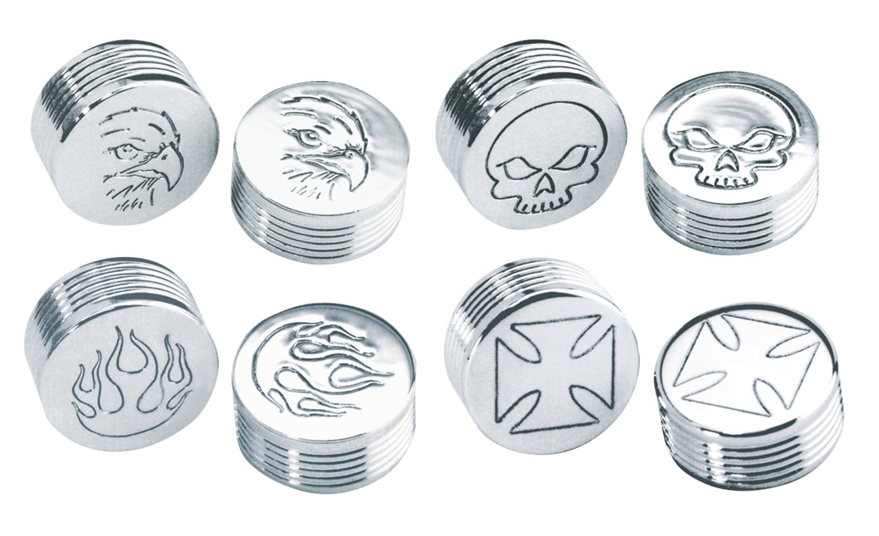 Buttonhead Bolt Cap 5/16" Flame Design Hardware & Fastener Midwest Acorn Nut Company Default Title