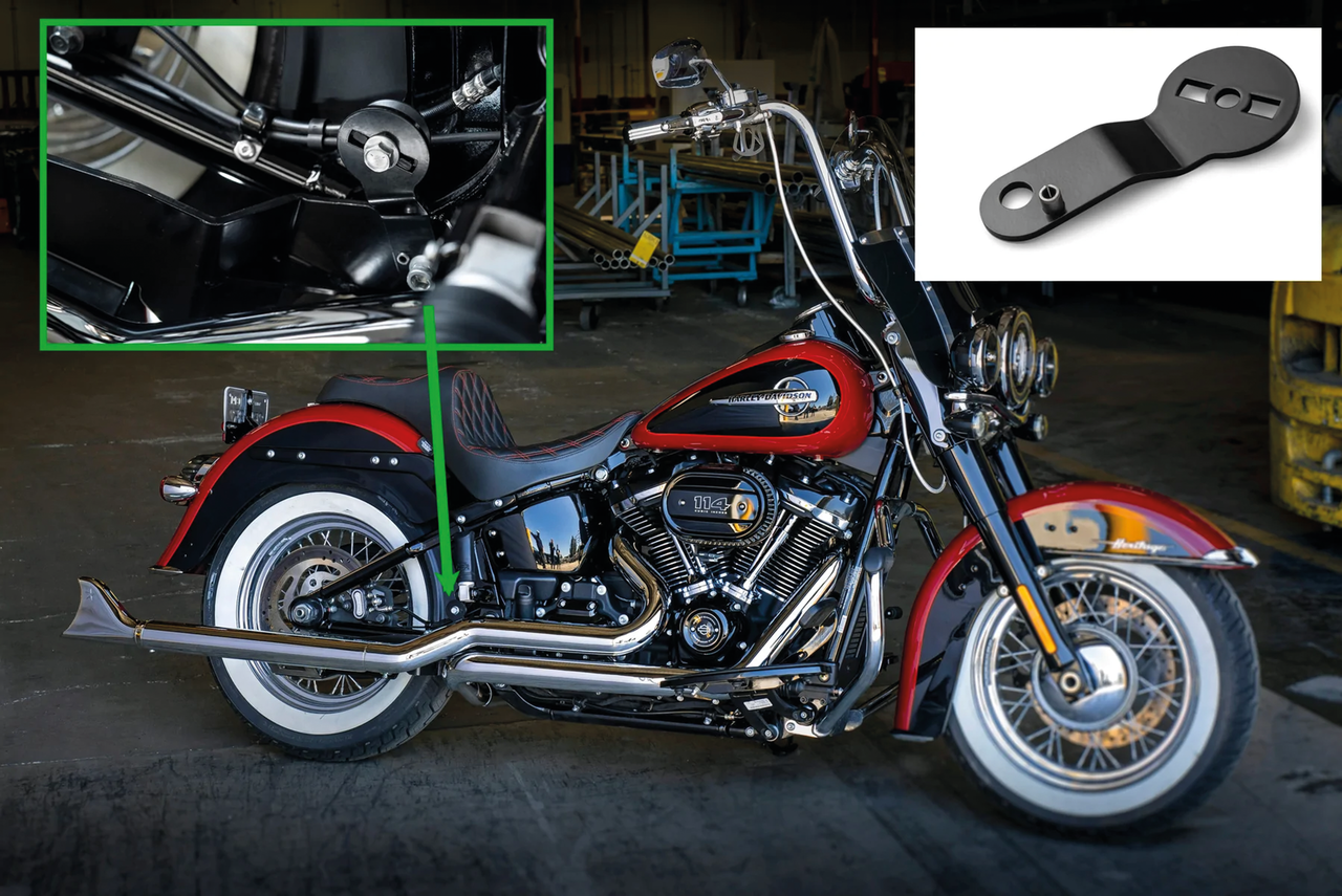 Saddlebag Support Adapter Flhc & Flsb Hard Luggage Freedom Performance Exhaust Default Title