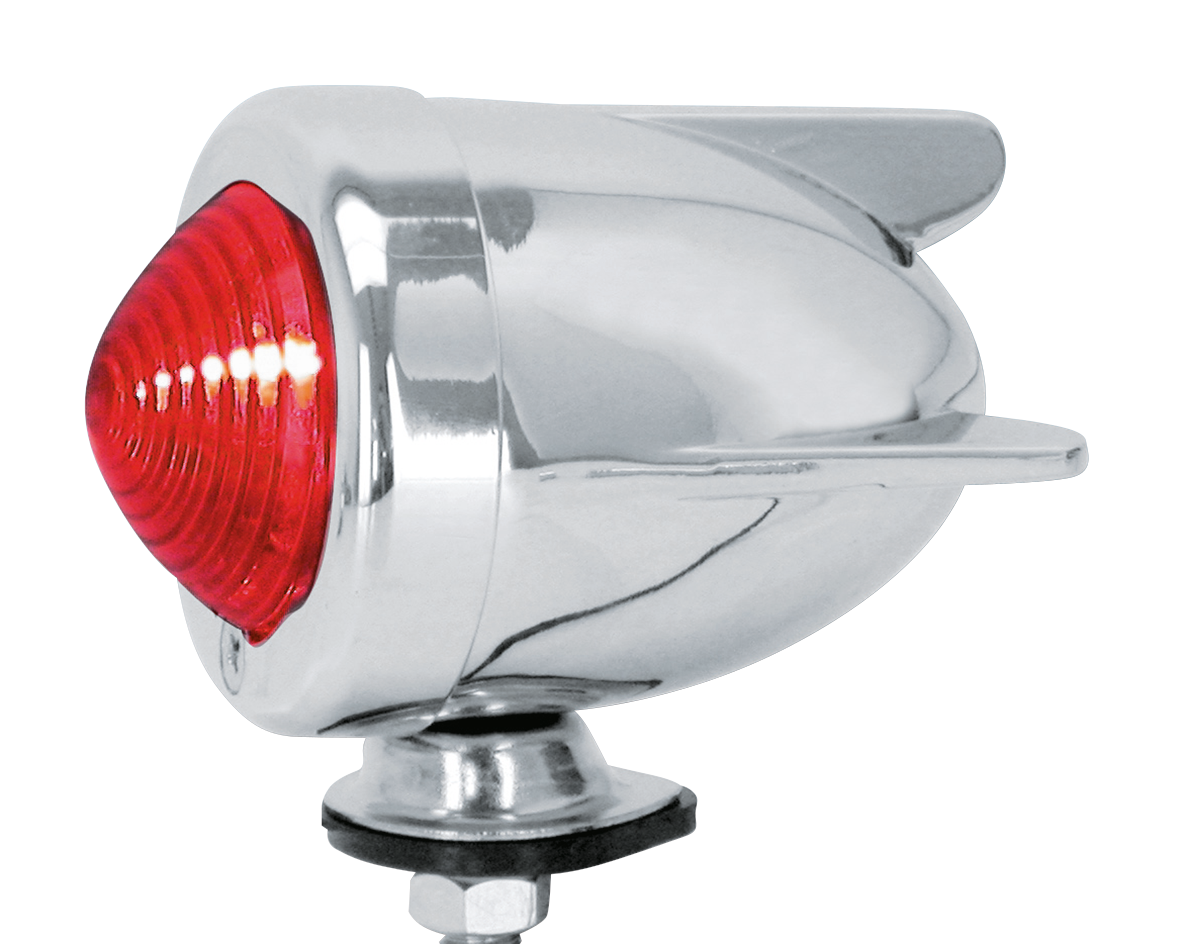 Gzp 3 Winged Bullet Light Red Single Fil Turn Signals & Multi Function Lights Zodiac