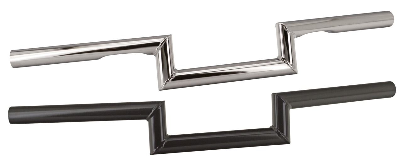 Zcp Flat Z Chrome Dimpled One Inch Diameter Handlebars Zodiac