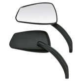 Gzp Black Viper Mirror Set W/Forged S Mirror & Component Zodiac Default Title
