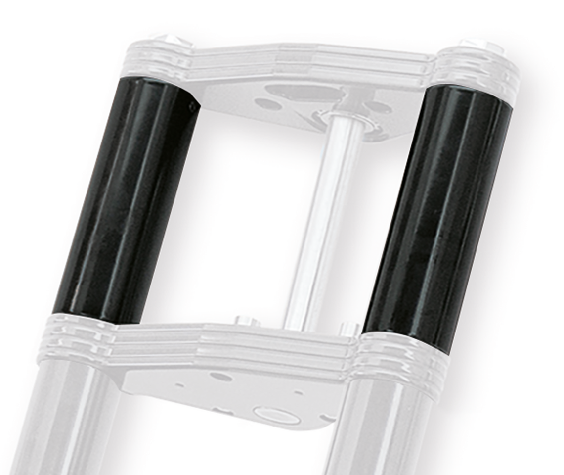 Black Anodized Bubba Upper Fork Covers Upper Fork Cover Zodiac Default Title