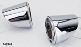 Mcj End Caps Royal 80 Short Tapered Chr Exhaust End Cap Mcj Default Title
