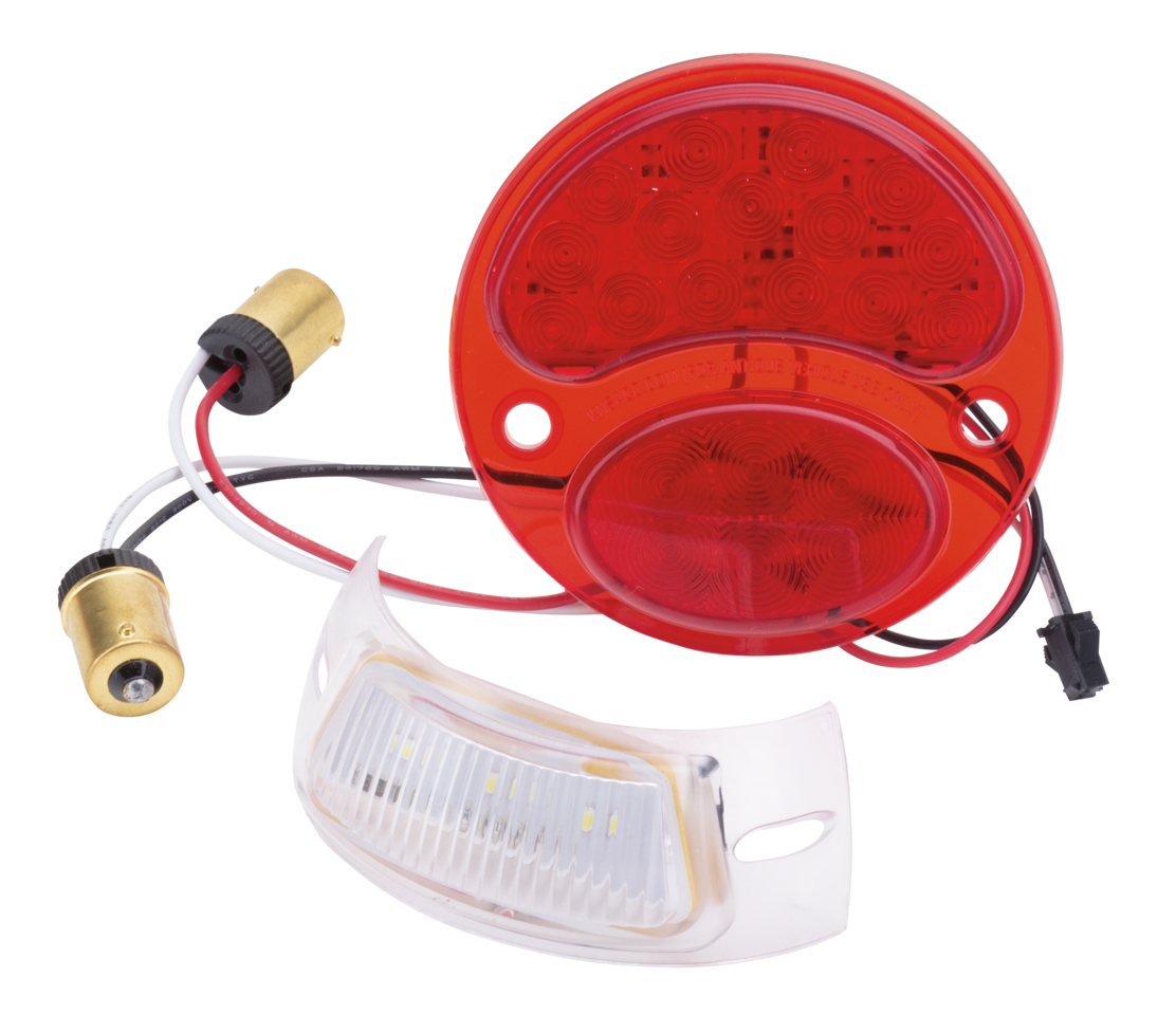 Led 28 Original Lens With License Light Electric & Light No School Choppers Default Title