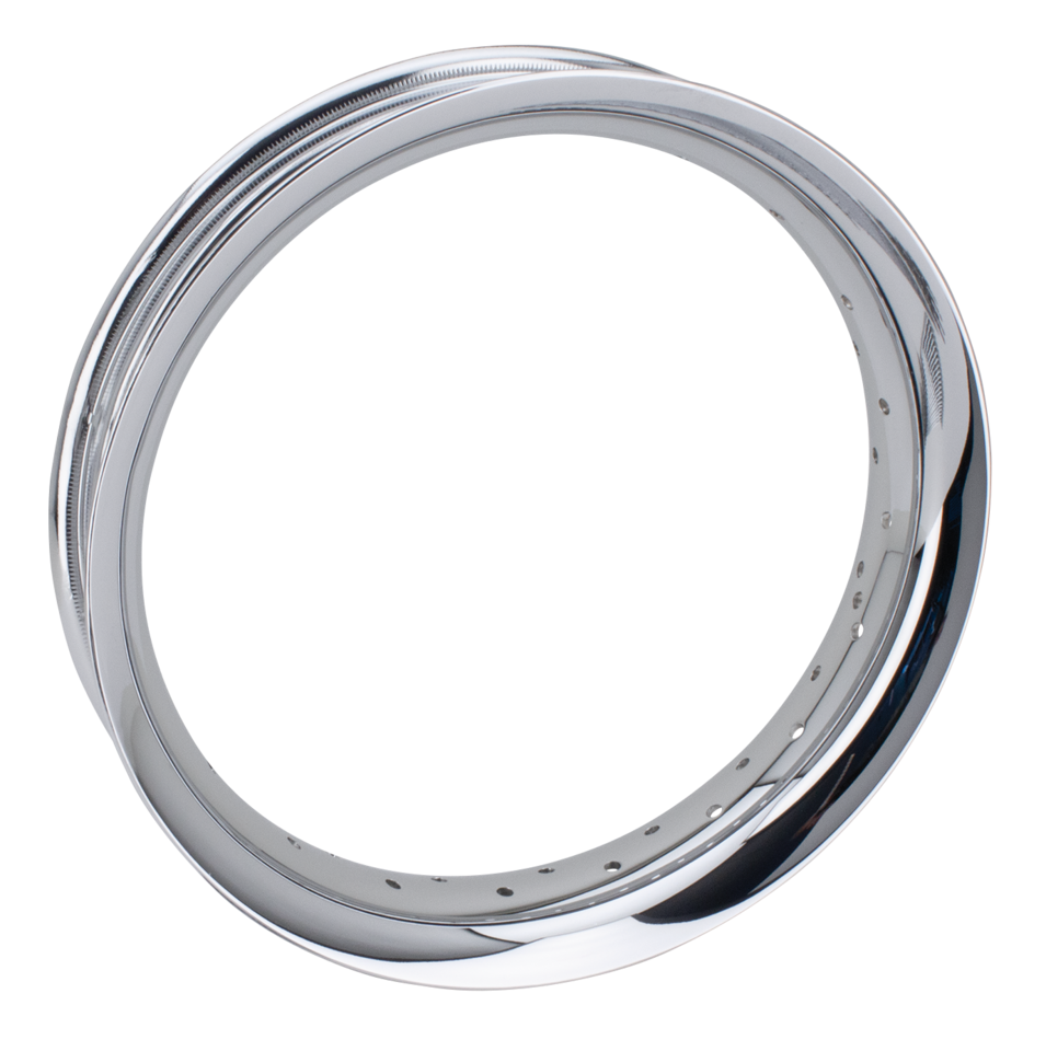 Chrome Smoothie Rim 3.00x16 40 H Wheel Rims V Twin Mfg
