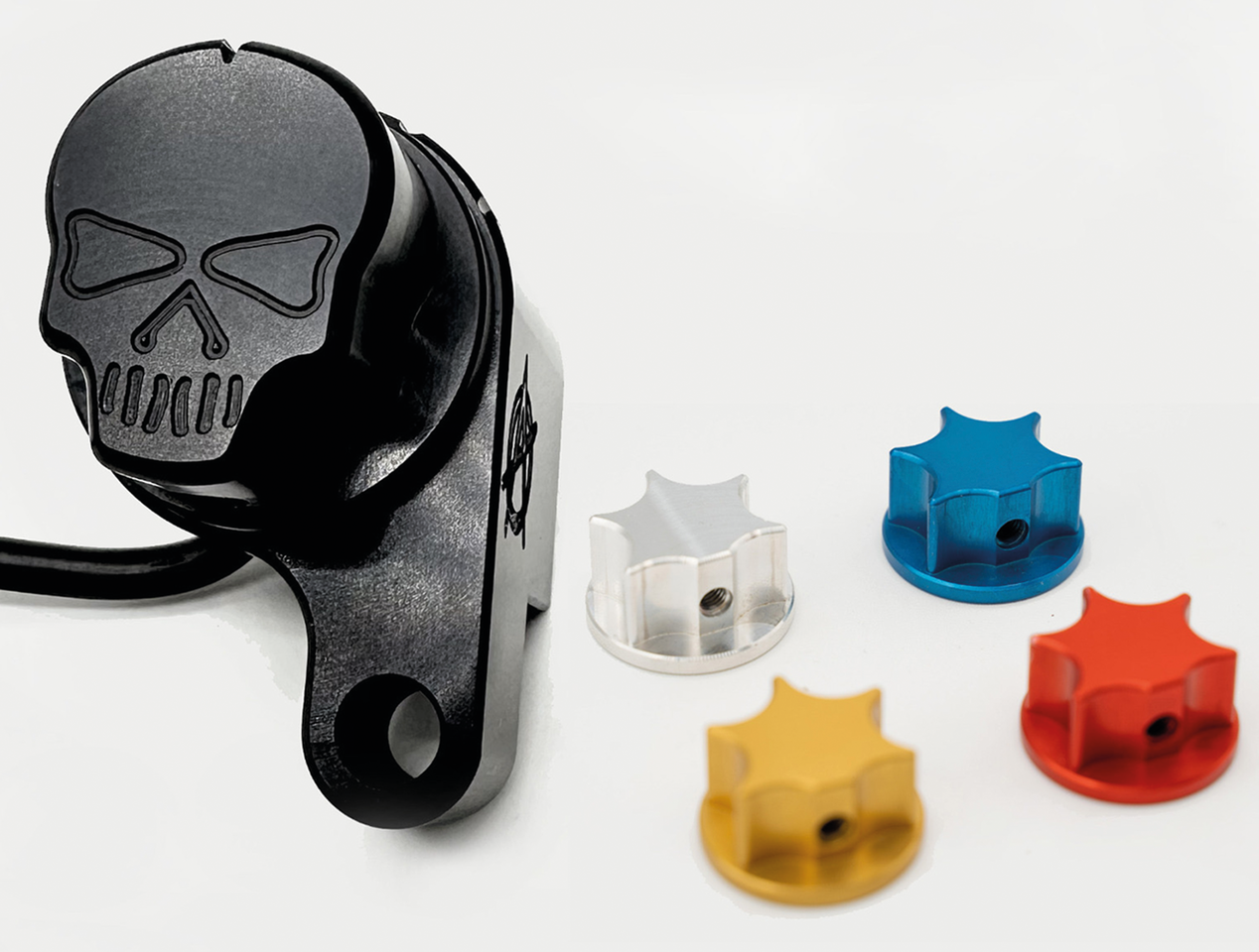 Rbw Skull RBW Skull Ride Mode Selector, Black - 08-13 Twin Cam (Touring) Fuel Tuner Rbw Skull