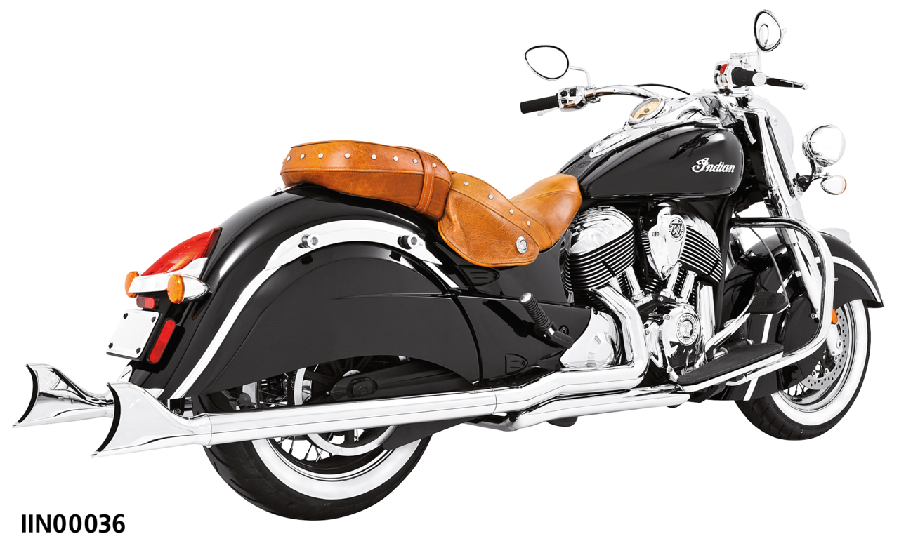Freedom True Dual W/Sharktail Chr Chief 2-2 Full Exhaust System Freedom Performance Exhaust Default Title