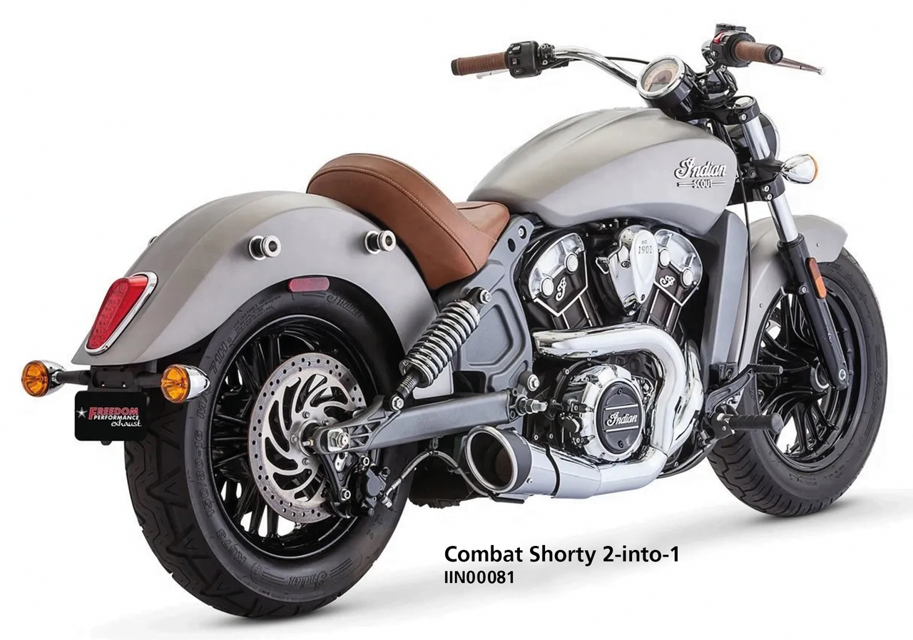 Freedom 2:1 Shorty Ch/Bk Isc15 24 2-1 Full Exhaust System Freedom Performance Exhaust Default Title