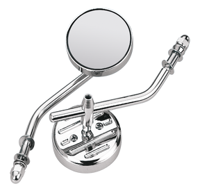 Gzp Round Mirror Solid Stem Rh Or Lh Mirror & Component Zodiac Default Title