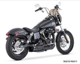 Us Outlaw Low 2 1 Blk/Sclptd Fxd91 06 2-1 Full Exhaust System Freedom Performance Exhaust Default Title