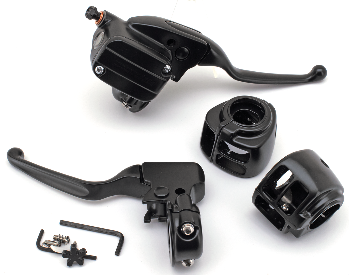 Gzp Black Hb Controls Flh/T08 13 & Flhr1 Handlebar Control Kit Zodiac Default Title