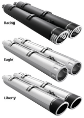 Freedom Racing S/O Blk/Blk Roadm/Chiefta Slip-On & Muffler Freedom Performance Exhaust Default Title