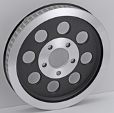 Gzp Rr Pulley Black Xl00 03 61 T 1.125" Sprocket & Pulley Zodiac Default Title