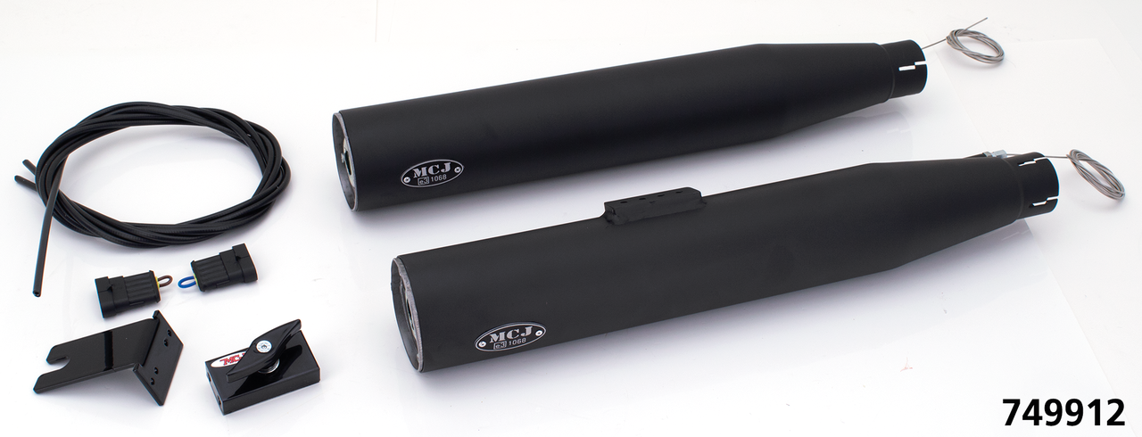 Mcj Royal Slip Ons Flstf07 16 Black Slip-On & Muffler Mcj Default Title