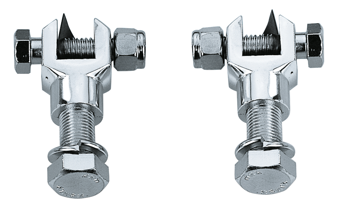 Gzp Chrome Footpeg Supports W/Hardwar Foot Peg Zodiac