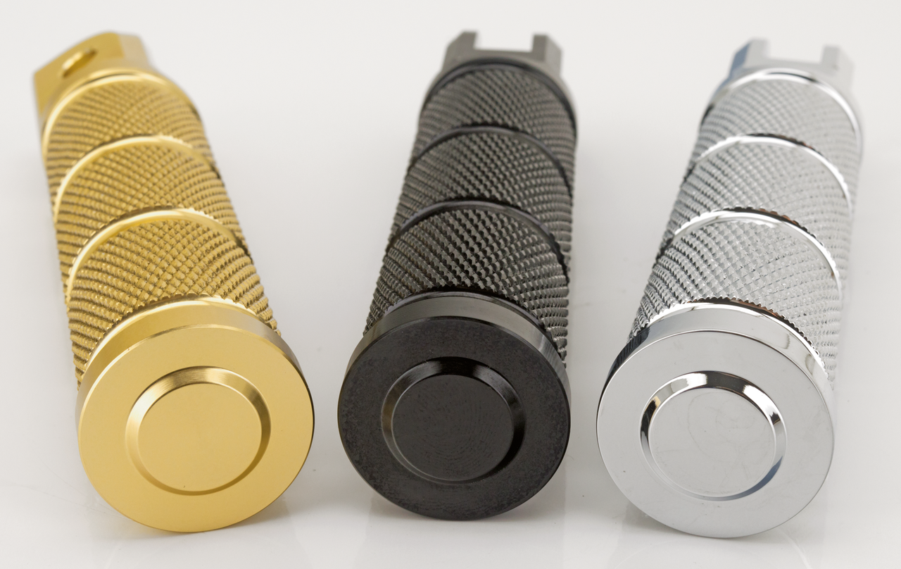 Gzp Brnz Knurled Rider Footpegs St18 Up Rider Foot Peg Zodiac
