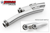 Freedom Quiet Baffle Set Sharp Curved Exhaust Baffle Freedom Performance Exhaust Default Title