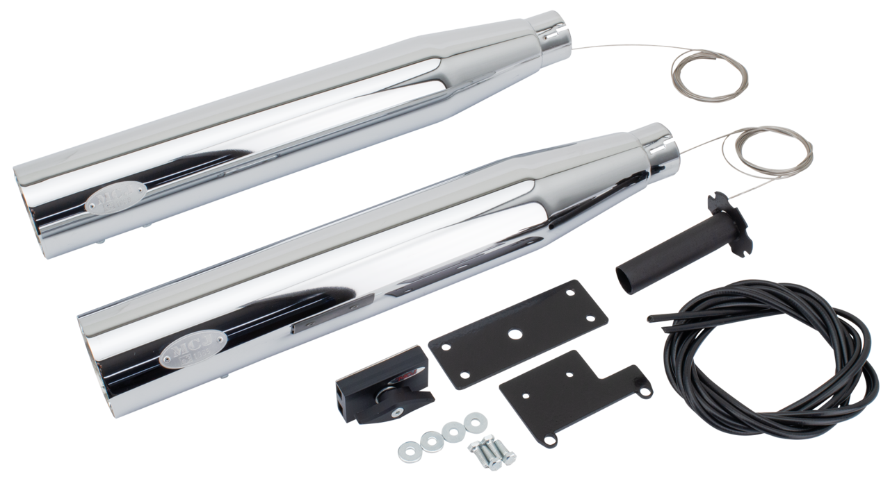 Mcj 2 2 Royal Slip Ons Scout15 16 Chrome Slip-On & Muffler Mcj