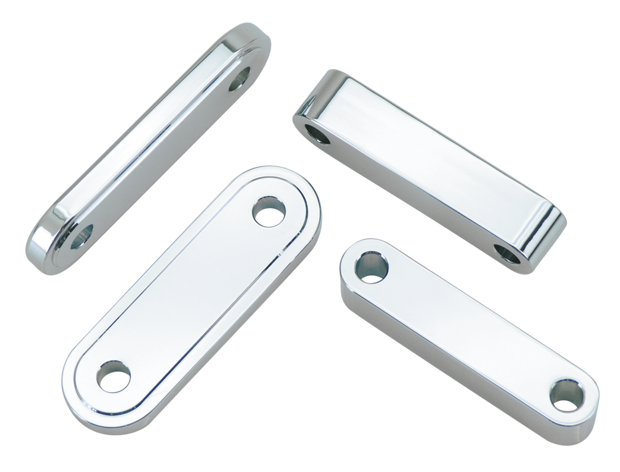Gzp Chrome Front Fender Spacers T=3/8" L Fender Mount Kit & Hardware Zodiac