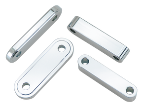 Gzp Chrome Front Fender Spacers T=3/8" L Fender Mount Kit & Hardware Zodiac